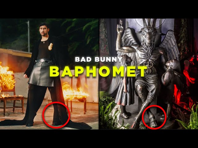 la nueva foto de bad bunny baphomet youtube thumbnail